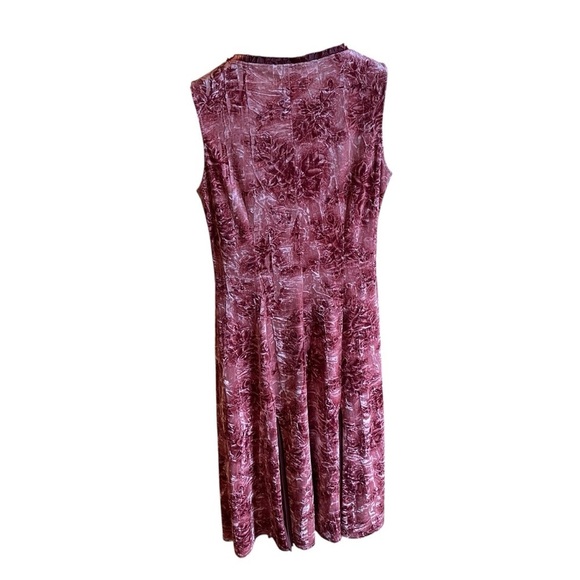 Wanko Velvet Floral Bead Detail Ruffle Neckline
Midi Long Dress-Size 38/Size 6 - Picture 5 of 7
